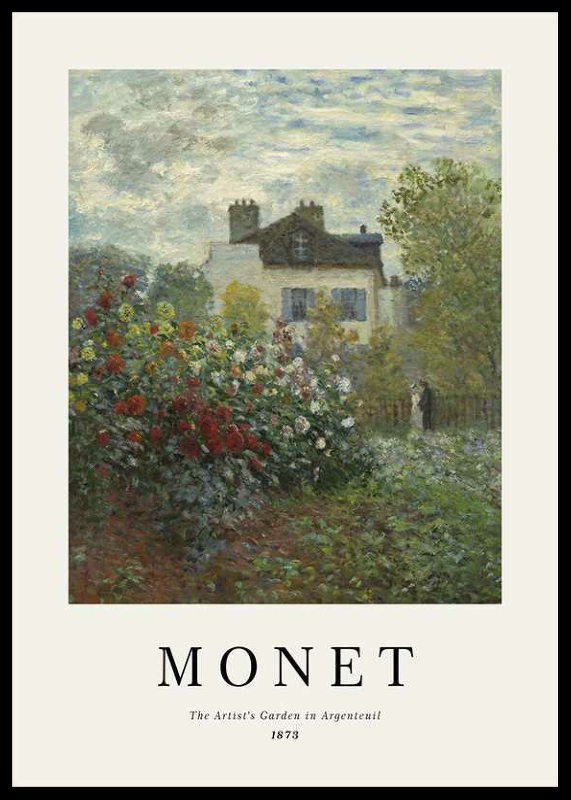 Monet Garden In Argenteuil-0