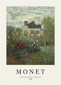 Monet Garden In Argenteuil-1
