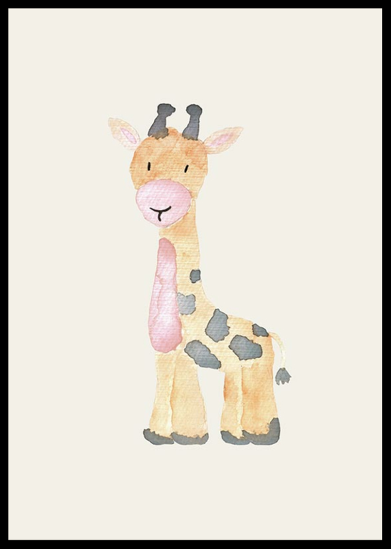 Watercolor Giraffe-2