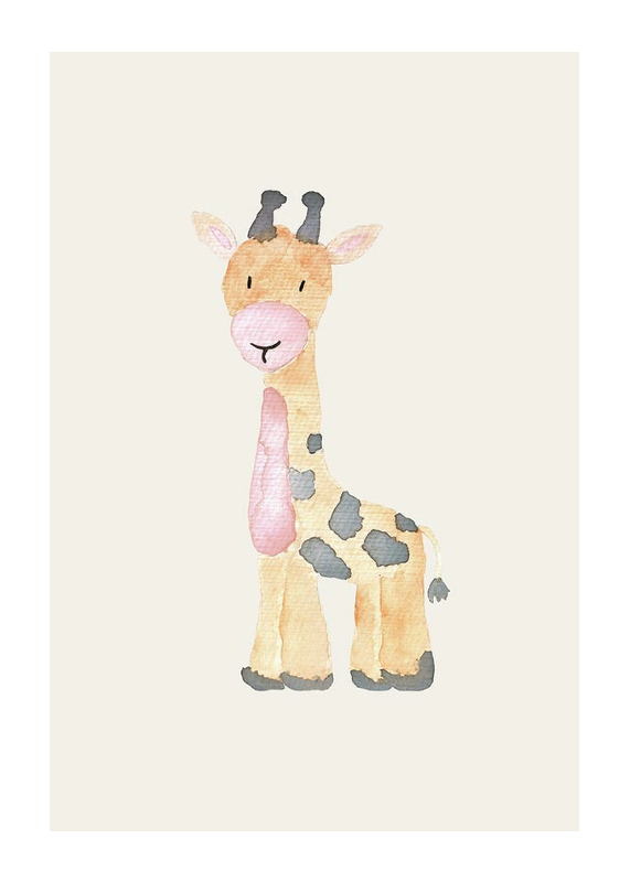 Watercolor Giraffe-1
