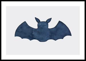 Watercolor Bat-0
