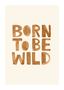 Poster Born Wild