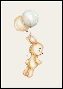 Bunny With Balloons-2