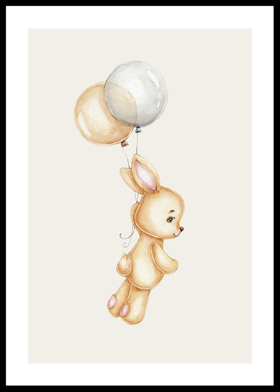 Bunny With Balloons-0