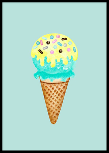 Ice Cream In Blue-2