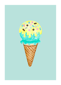 Ice Cream In Blue-1