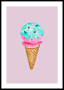 Ice Cream In Pink-0
