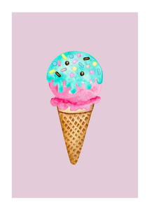 Ice Cream In Pink-1