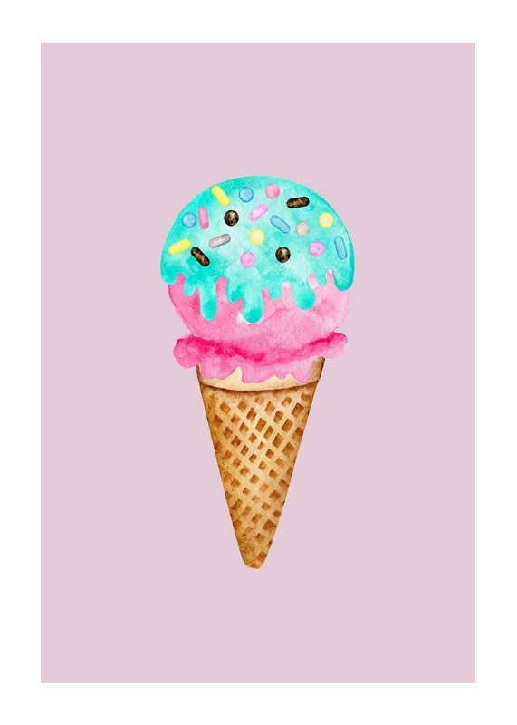 Ice Cream In Pink-1