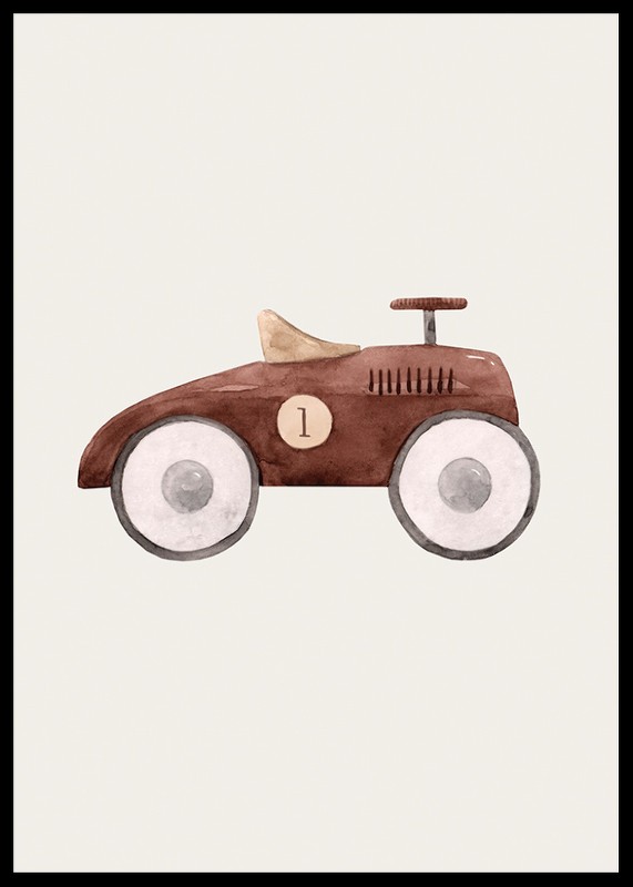 Brown Toy Car-2