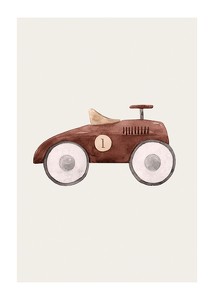 Brown Toy Car-1