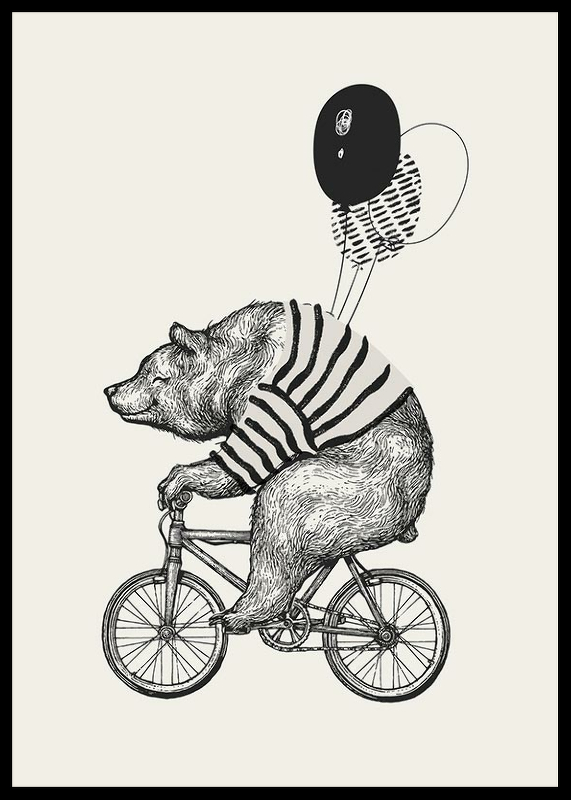Bear On Bicycle-2