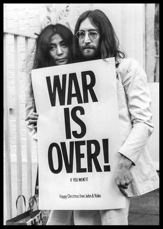 John Lennon Yoko Ono War Is Over-2