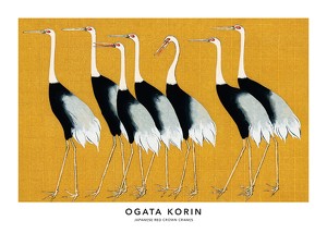 Red Crown Crane By Ogata Korin-1