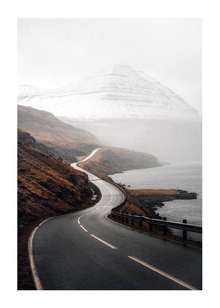 Poster Scenic View Faroe Islands