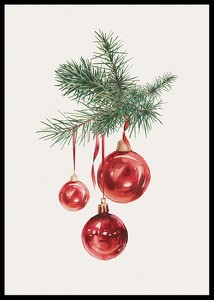Watercolor Christmas Balls-2