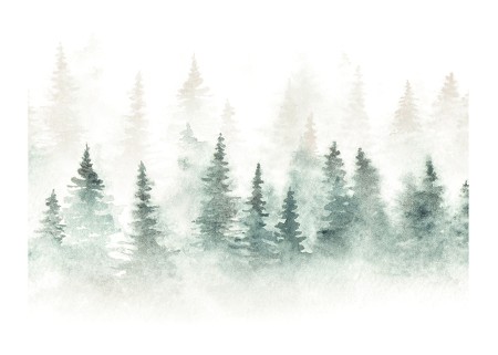 Poster Watercolor Forest
