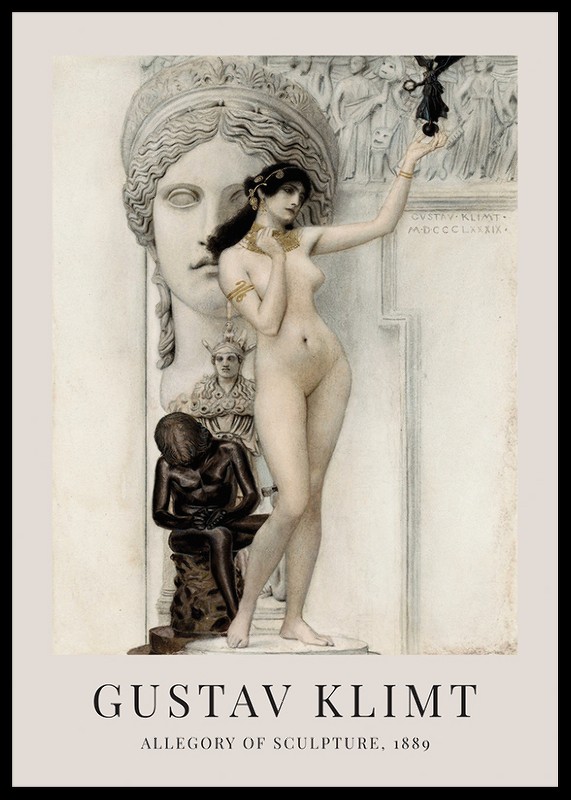 Allegory Of Sculpture By Gustav Klimt-0