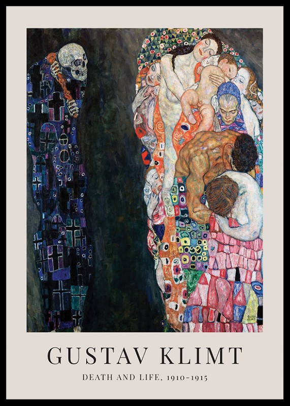 Death And Life By Gustav Klimt-0