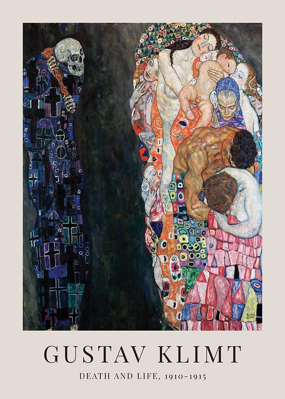 Death And Life By Gustav Klimt-1
