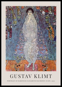 Portrait Of Baroness By Gustav Klimt-0