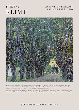 Poster Kammer Park By Gustav Klimt