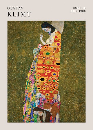 Poster Hope II By Gustav Klimt