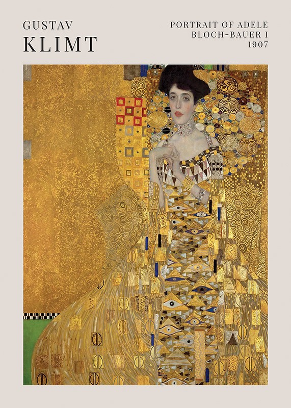 Portrait Of Adele By Gustav Klimt-1