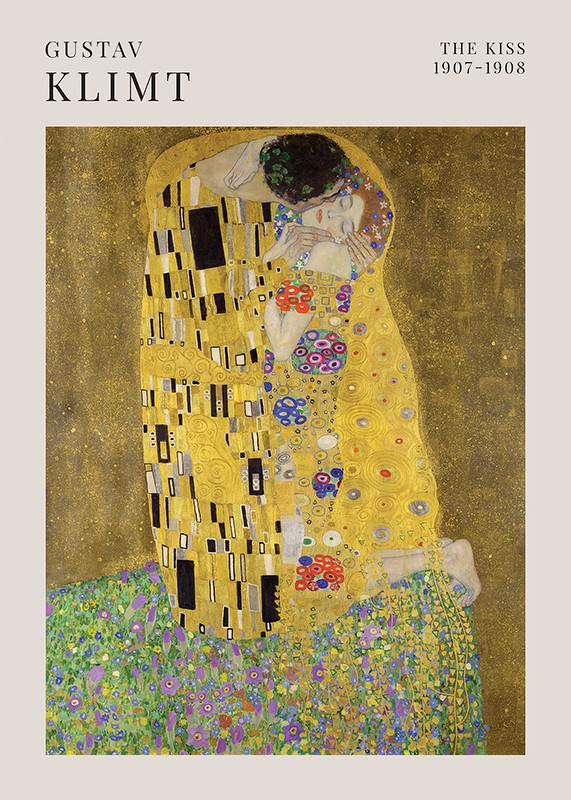 The Kiss By Gustav Klimt-1