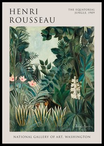 The Equatorial Jungle By Henri Rousseau-0