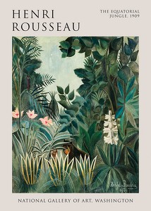 The Equatorial Jungle By Henri Rousseau-1