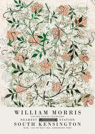Poster William Morris Jasmine Pattern