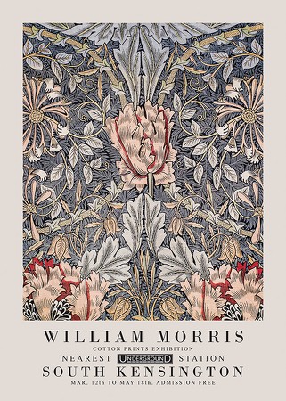 Poster William Morris Honeysuckle