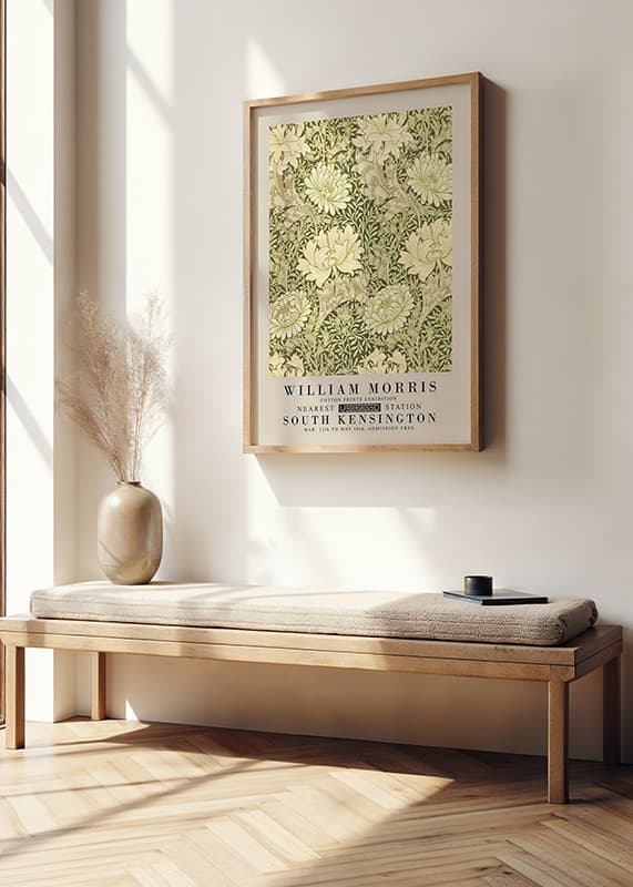 Poster William Morris Chrysanthemum crossfade