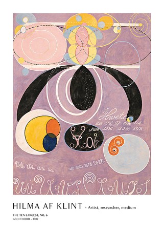 Poster The Ten Largest No6 By Hilma Af Klint