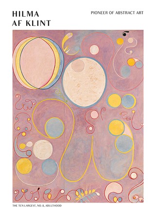 Poster The Ten Largest No8 By Hilma Af Klint