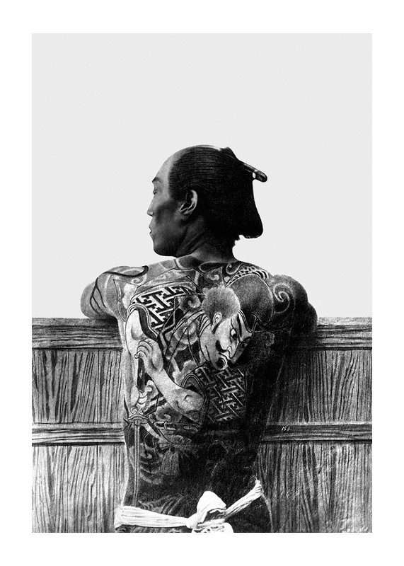 Man With Tattoo By Kusakabe Kimbei-1