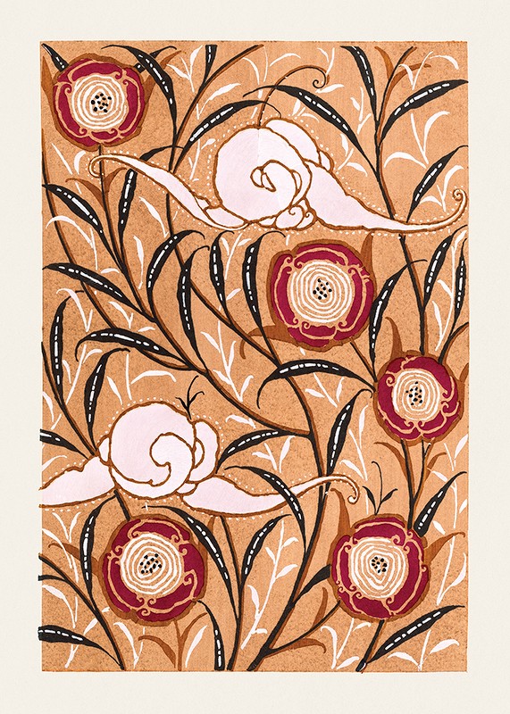 Flower Pattern No.3 by E. A. Seguy-1
