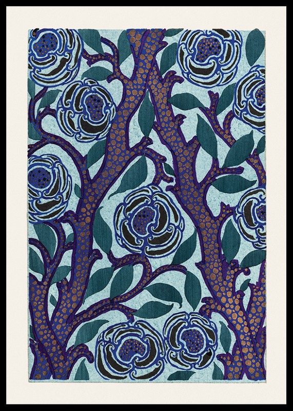 Flower Pattern No.4 by E. A. Seguy-0