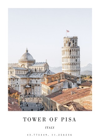 Poster Tower Of Pisa