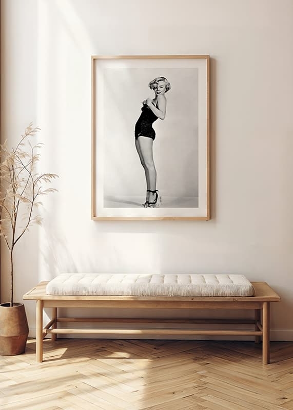 Poster Marilyn Monroe High Heels crossfade