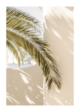 Poster Mediterranean Palm Leaves