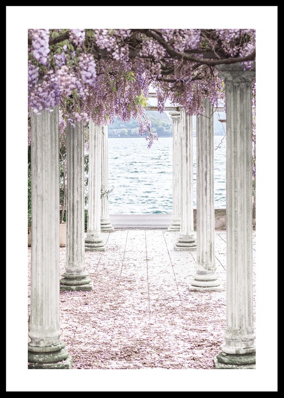 Pillars With Wisteria Flower-Roof-0