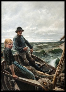 At Sea By Albert Edelfelt-2
