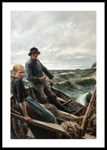 At Sea By Albert Edelfelt-0