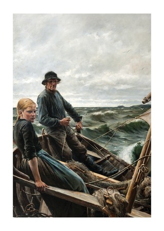 Poster At Sea By Albert Edelfelt