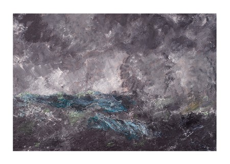 Poster Storm in the Skerries By August Strindberg