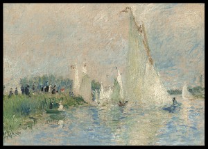 Regatta at Argenteuil By Auguste Renoir-2
