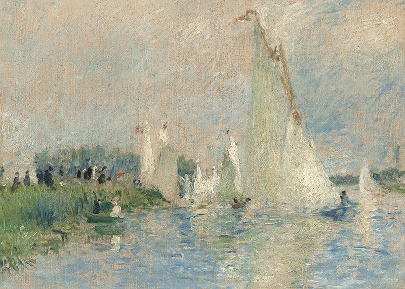 Regatta at Argenteuil By Auguste Renoir-3