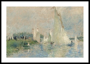 Regatta at Argenteuil By Auguste Renoir-0